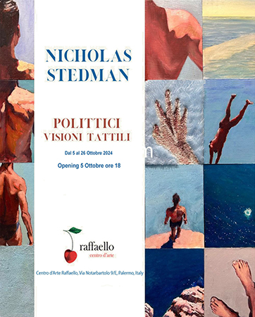 Flier for my last personal exhibition at Raffaello Centro d'Arte